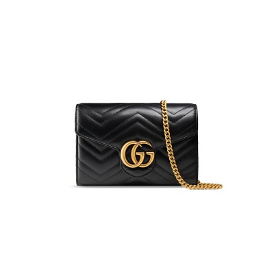 GUCCI GG MARMONT WALLET ON CHAIN ‎‎474575 (20*13*6cm)